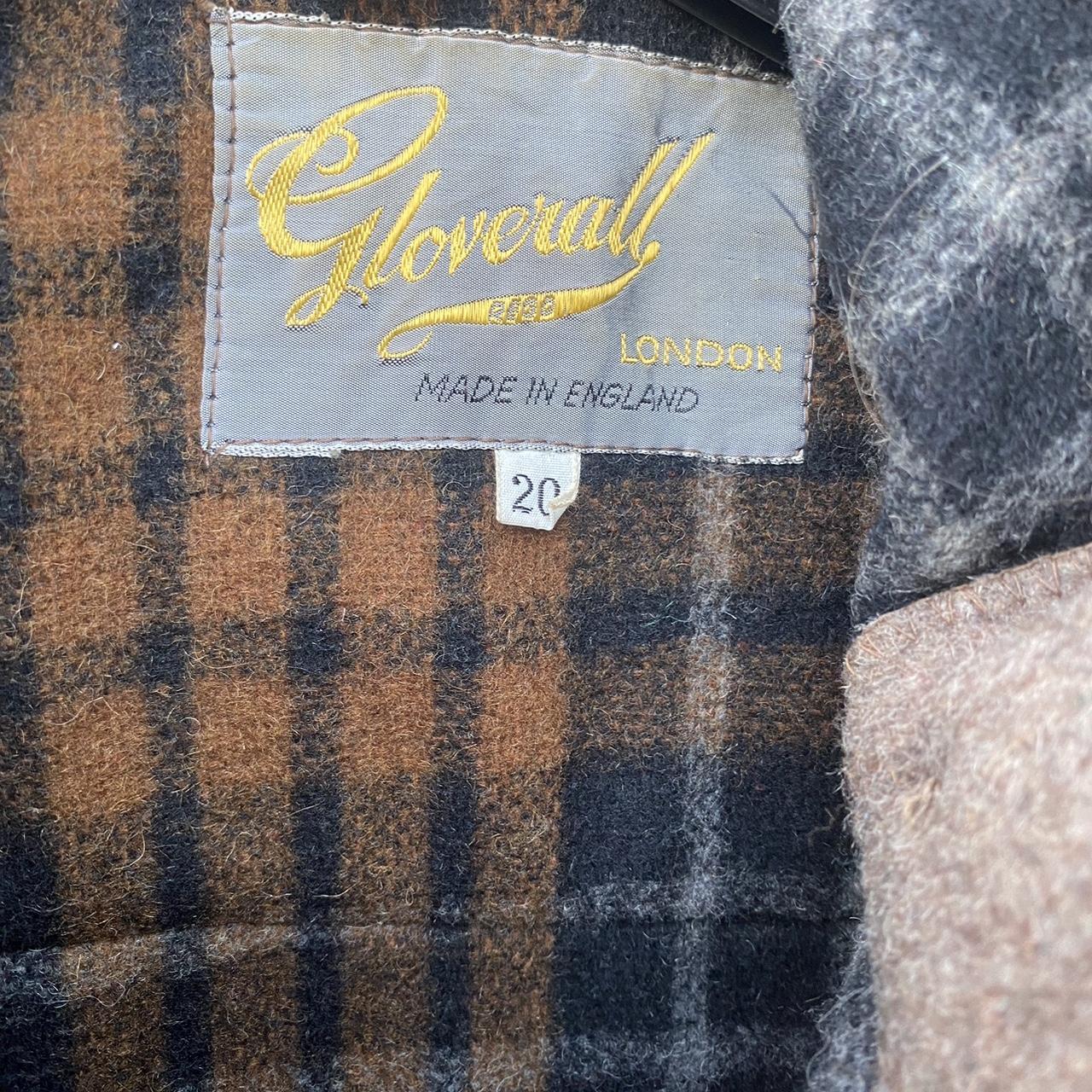 Brown vintage duffle Gloverall wool coat fully... - Depop