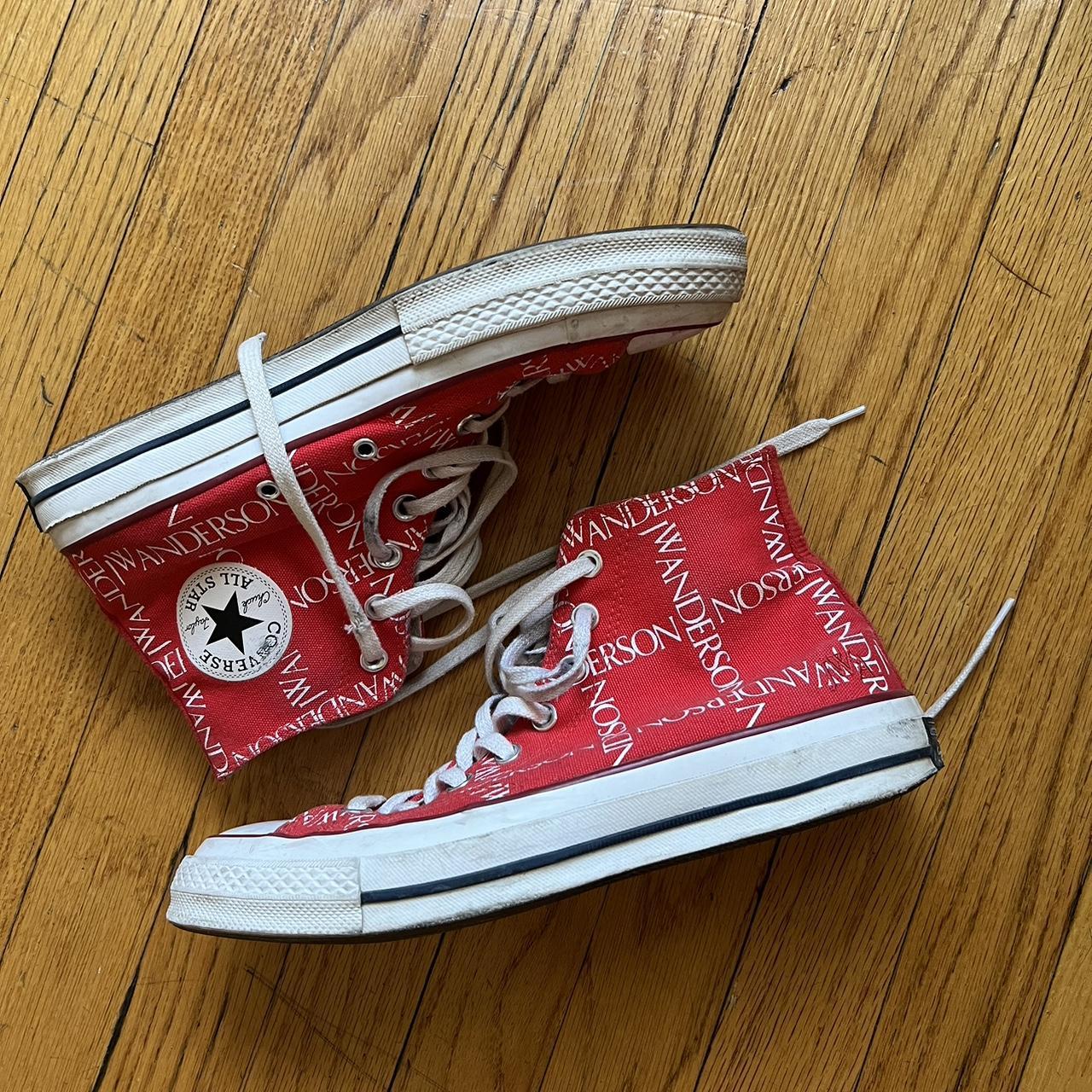 Converse jw anderson on sale red