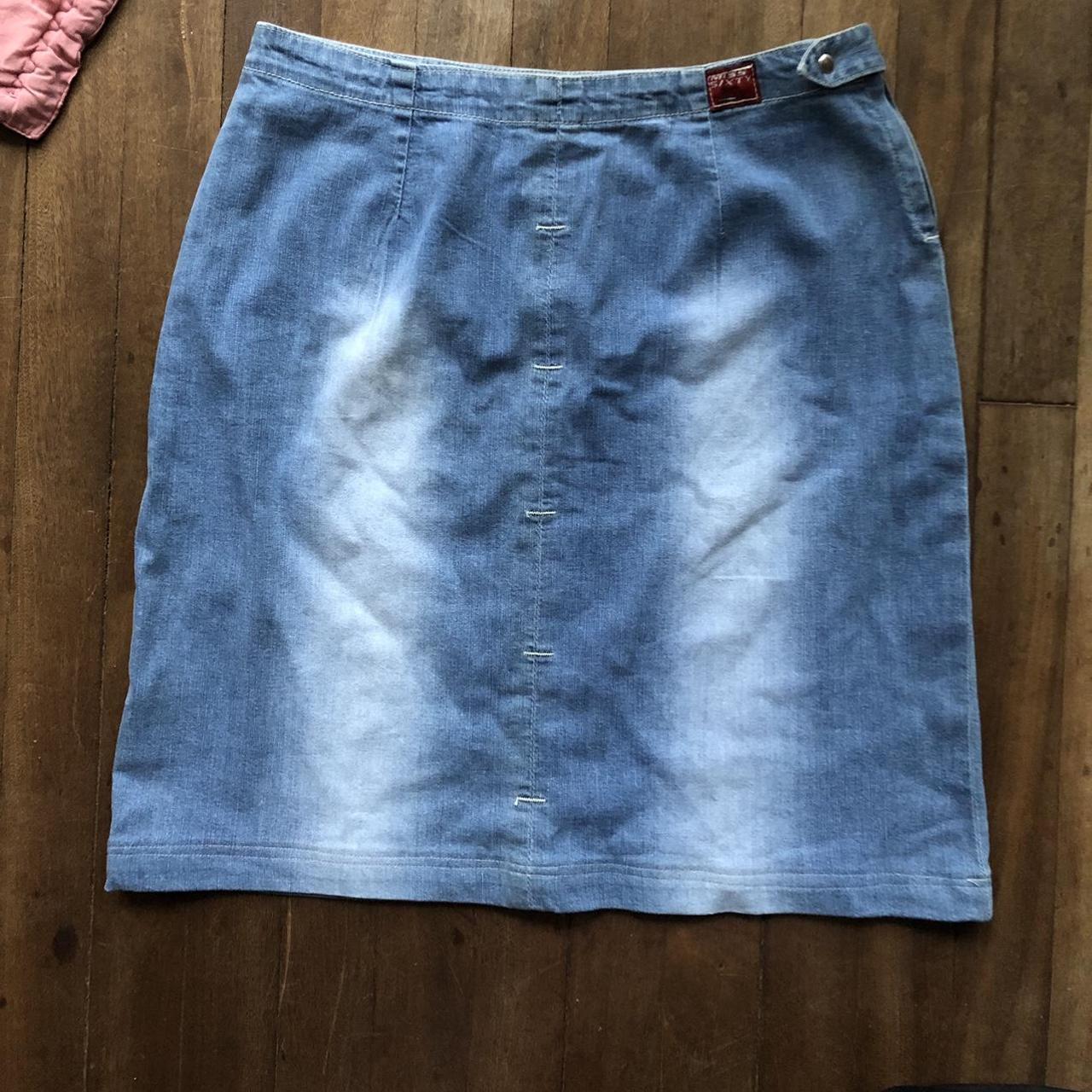 Vintage miss sixty denim skirt Never been worn W34 - Depop