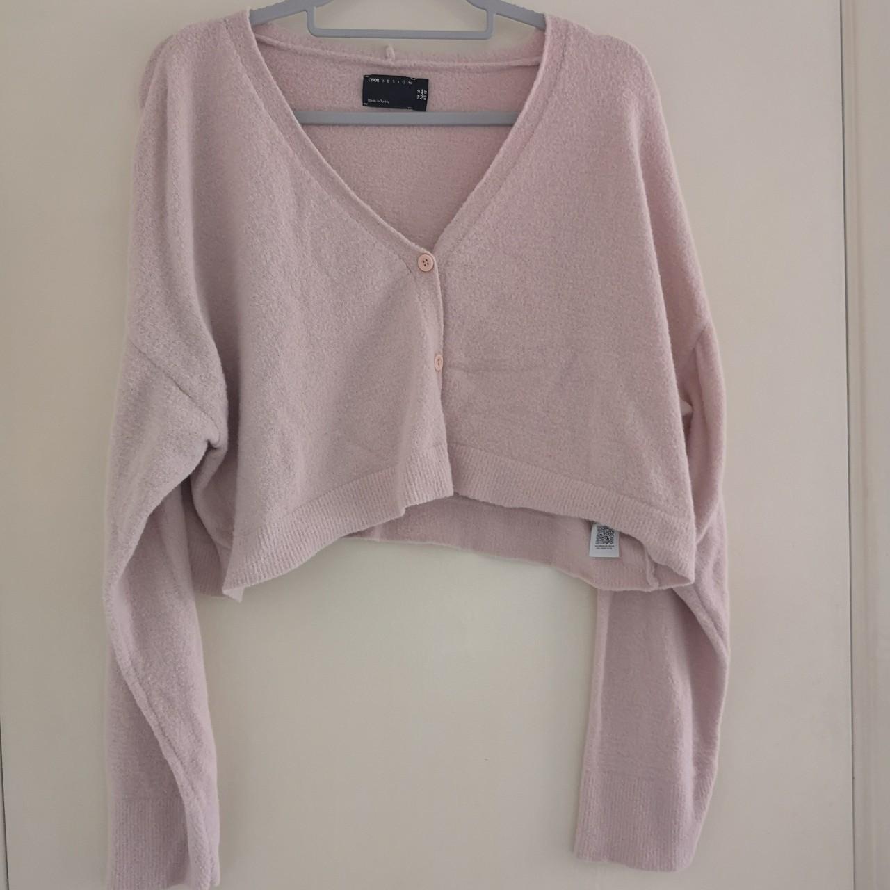 ASOS Women's Pink Cardigan Depop