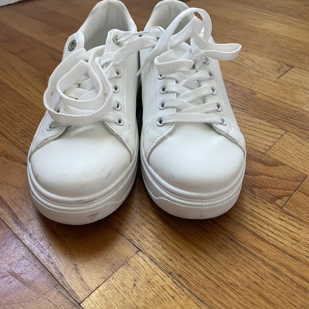 Madden Girl White hot Platform Sneaker Size 8.5