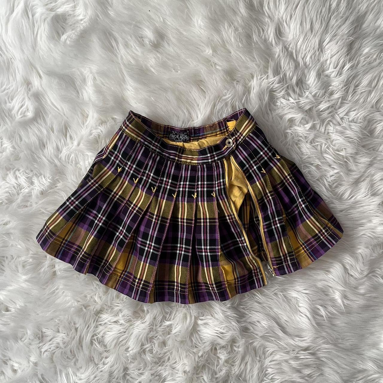 Pleated mini clearance skirt size 12