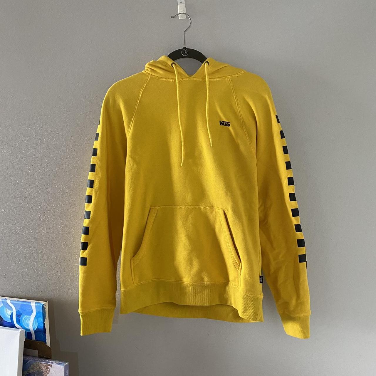 Yellow checkered vans on sale hoodie