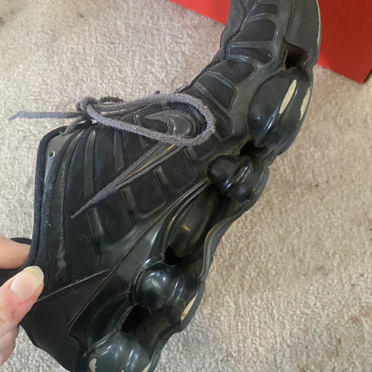 Black and Shadow Grey Nike Shox 🖤 i just recently... - Depop