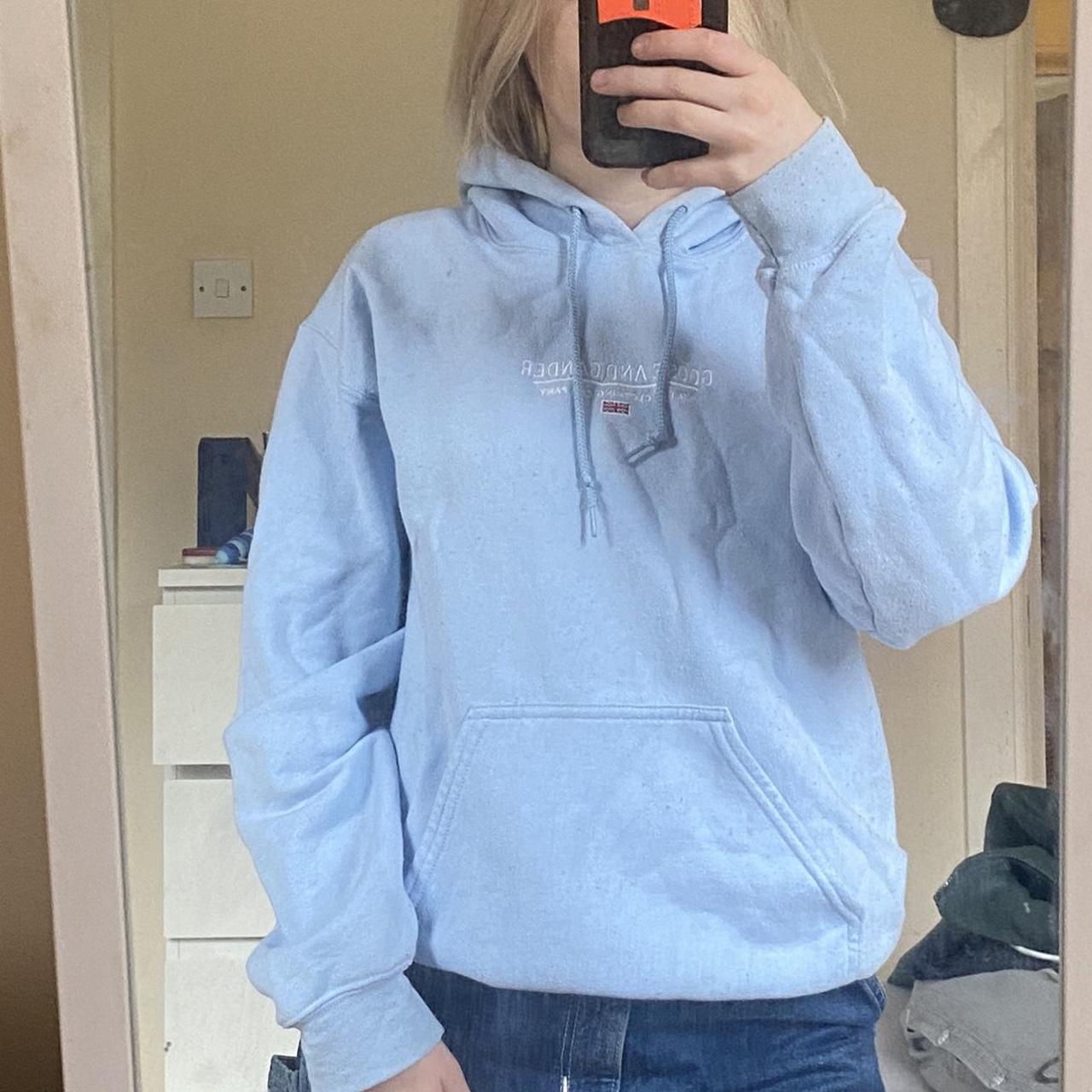 goose and gander light blue hoodie! so soft and... Depop