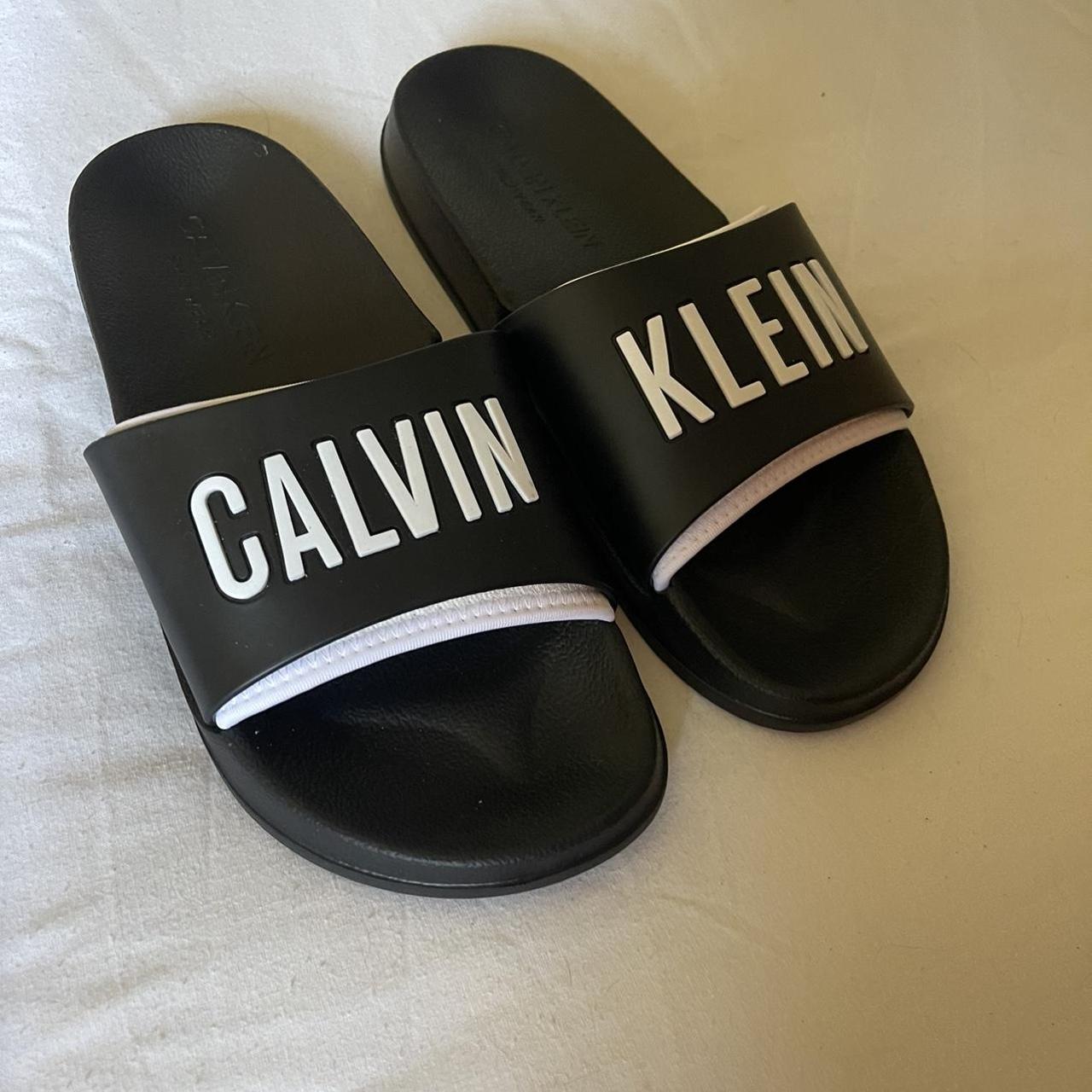 calvin klein sliders sale