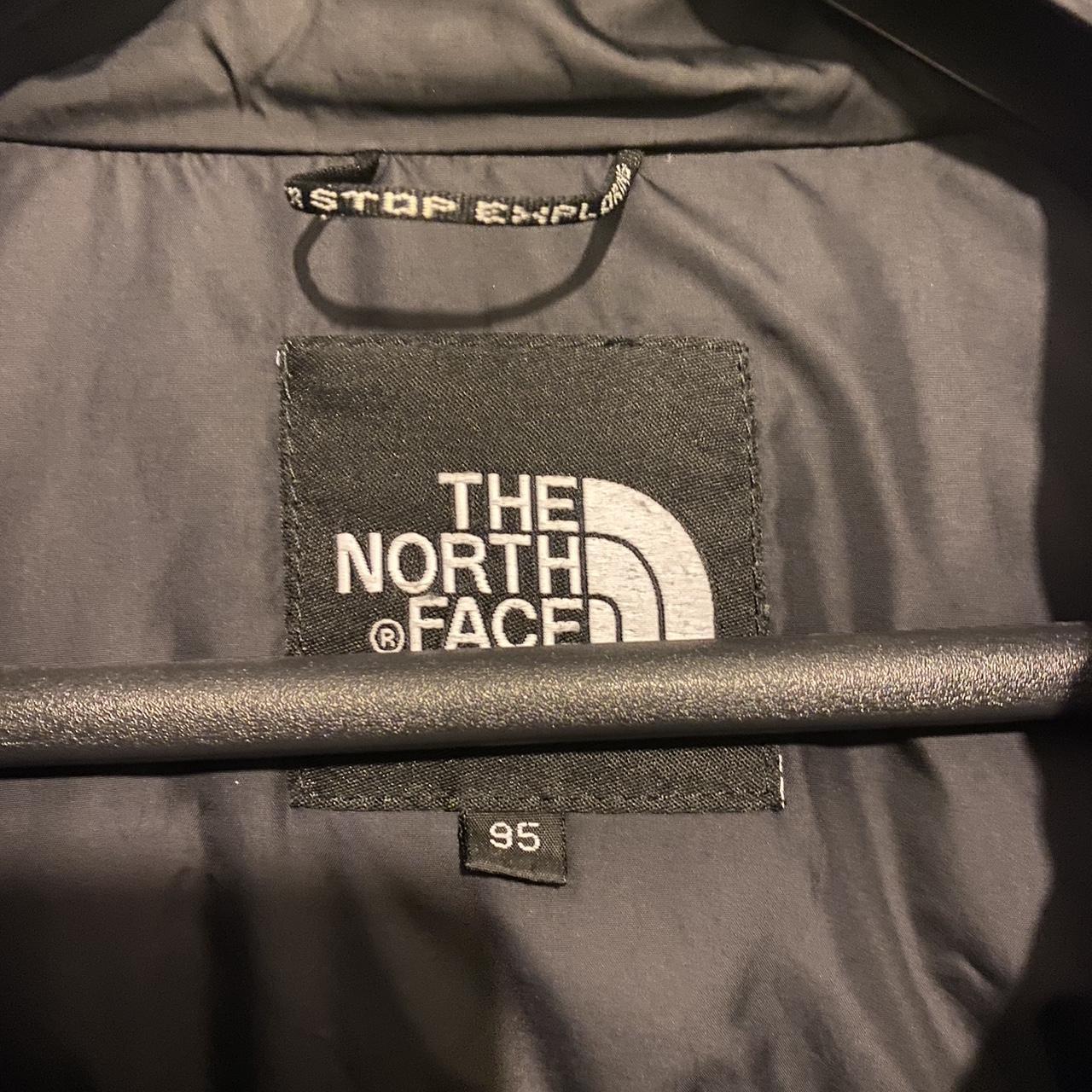 The north face 700 navy blue and black nuptse puffer... - Depop