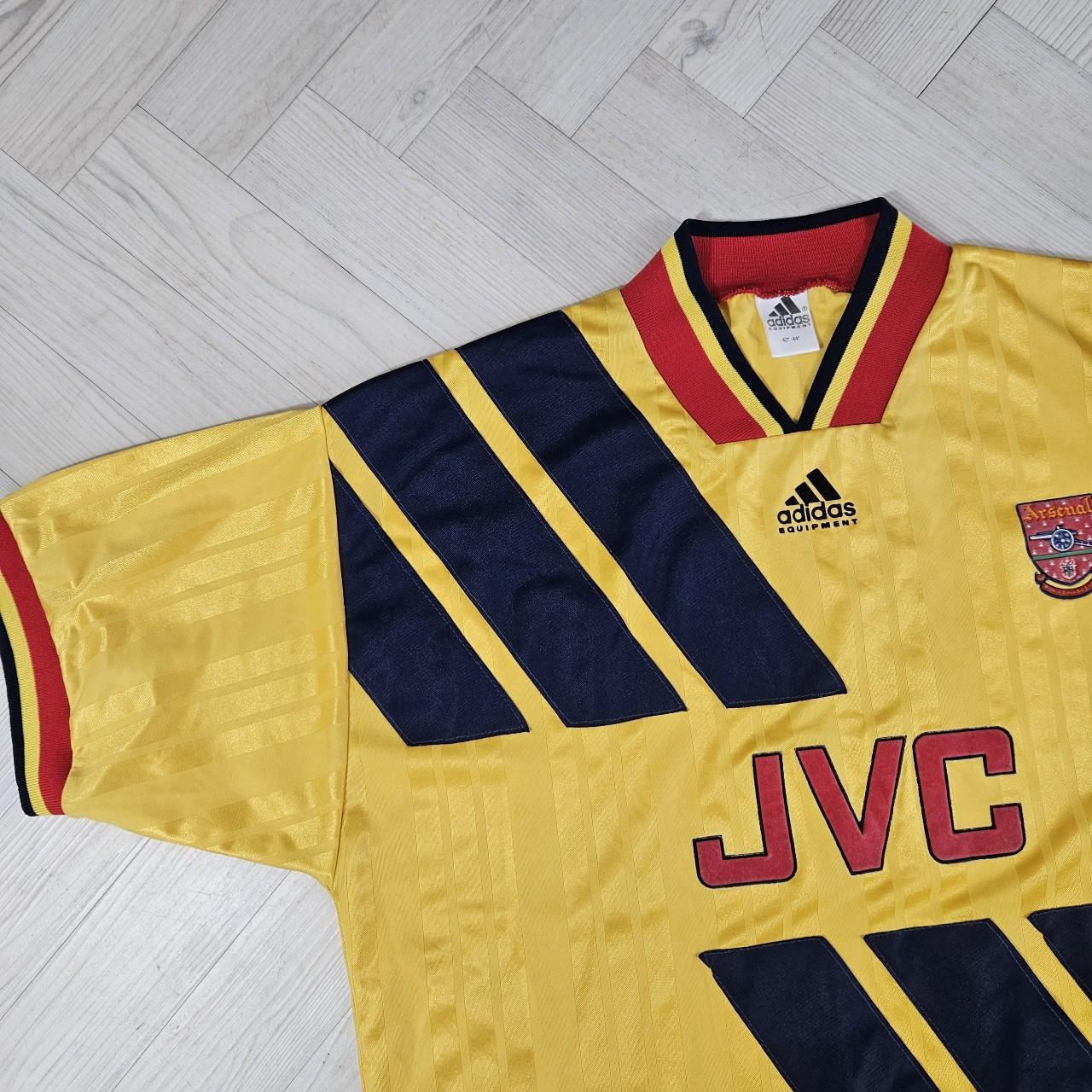 Vintage/Retro Adidas yellow 1993-1994 Arsenal FC | Depop