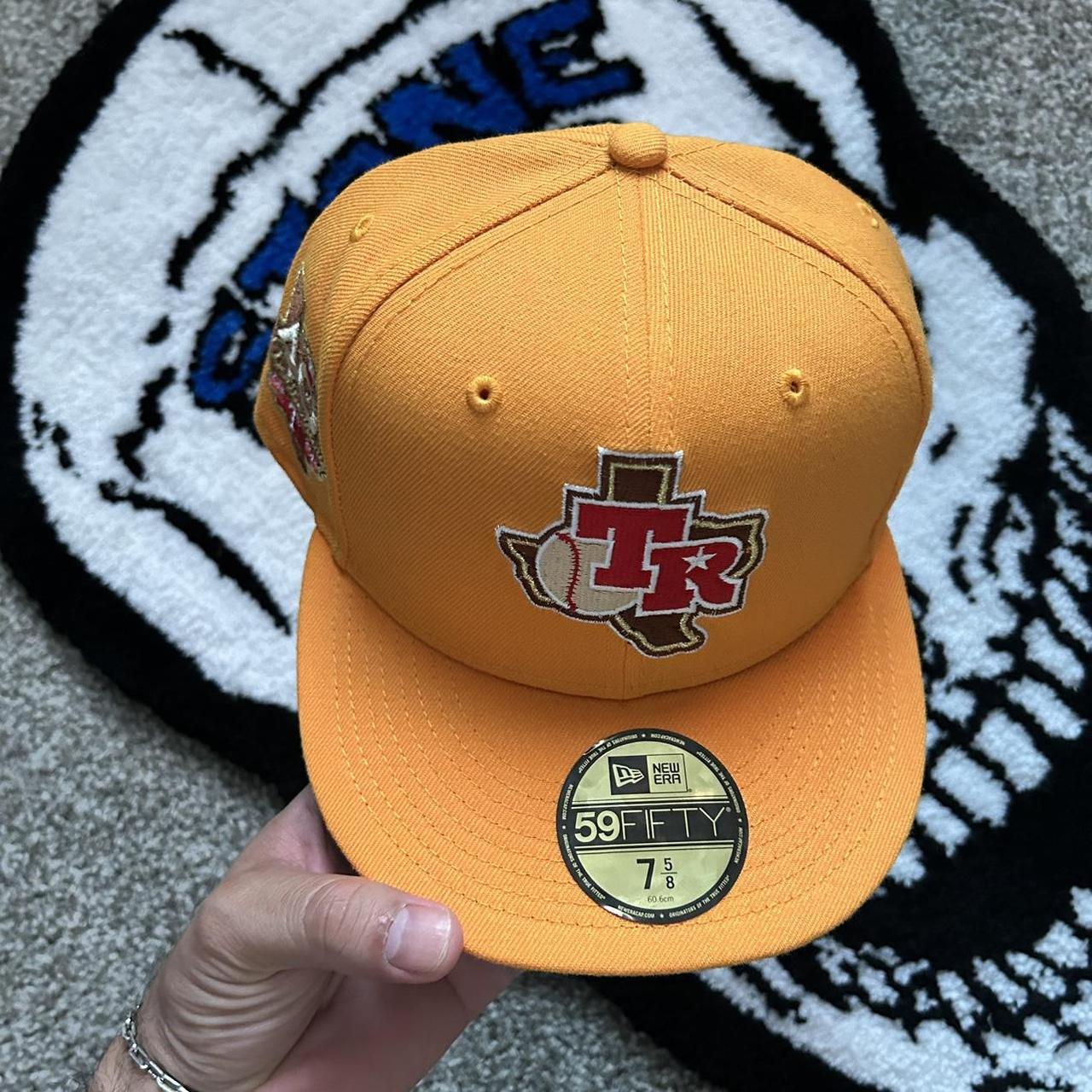 Hat Club Exclusive Campfire Texas Rangers Size 7 - Depop