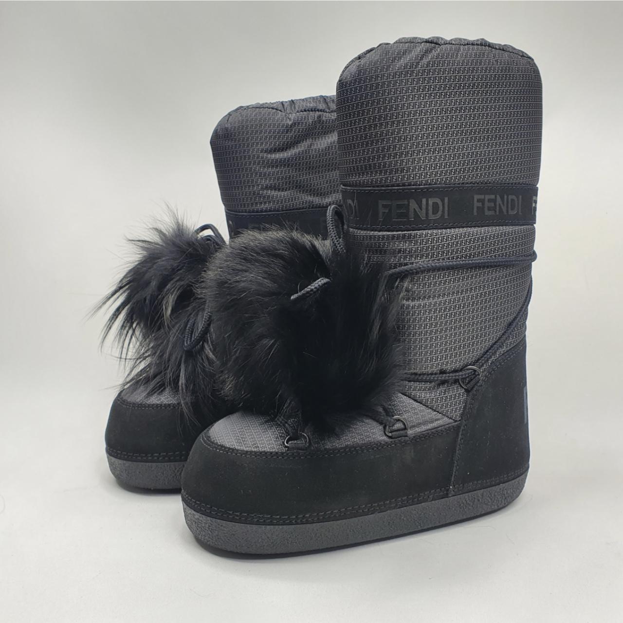 Fendi Black Moon Boots Brand New Never Worn Fendi... - Depop