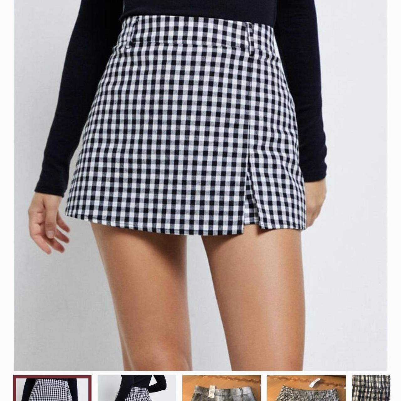 Pacsun LA Hearts gingham skort Checkered skirt with