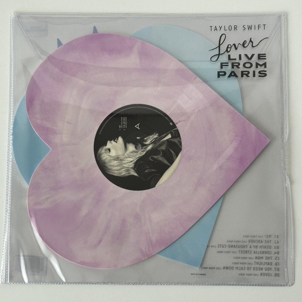 Taylor Swift's Lover record With both blue and pink - Depop