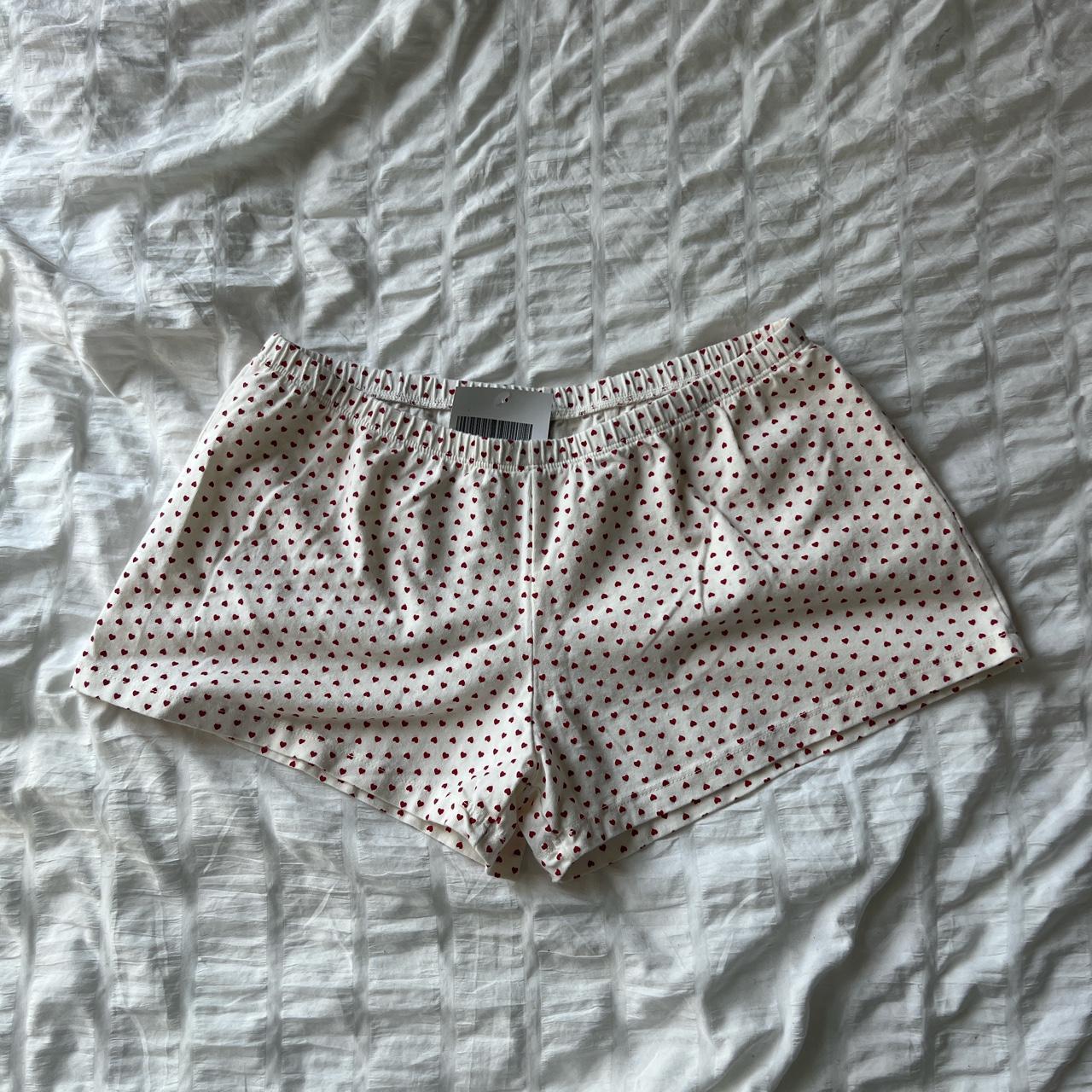 Brandy Melville heart shorts !! NWT!! Depop