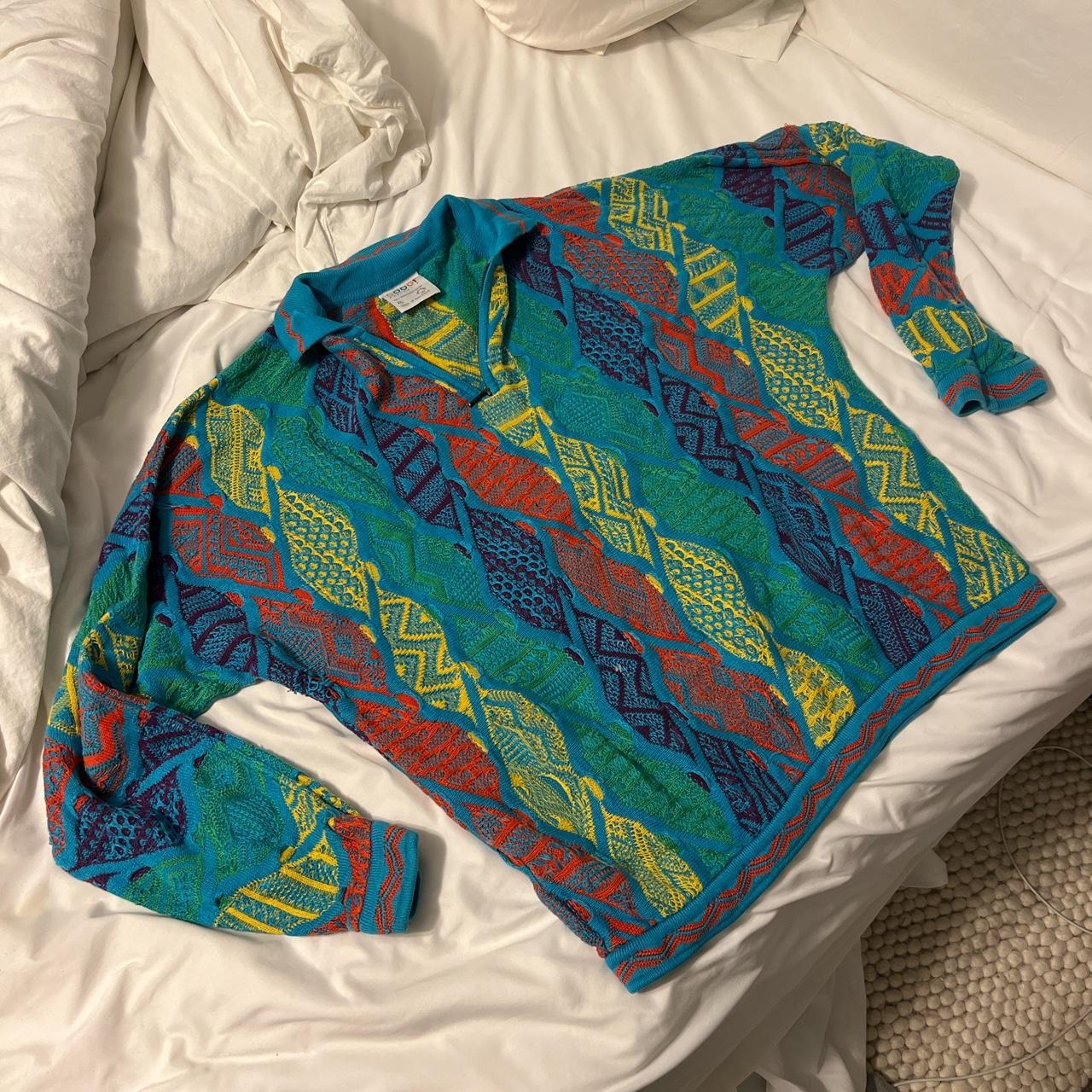 Authentic Coogi sweater Quarter zip with collar - Depop