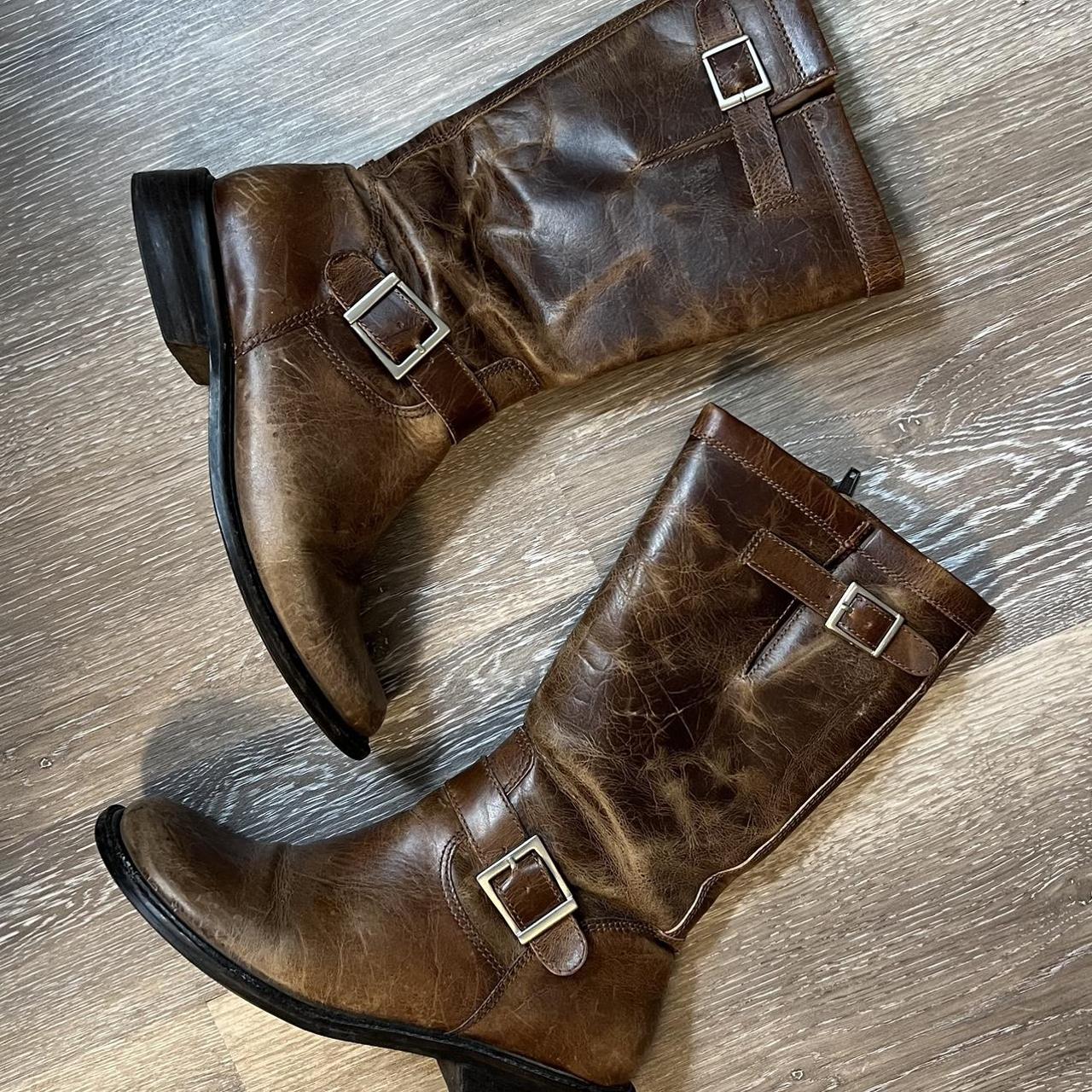 genuine leather riding boots womens
