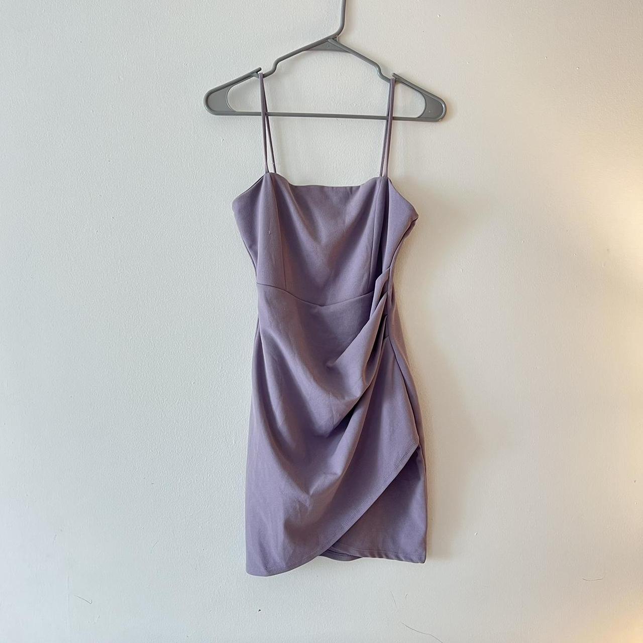 Windsor Purple Wrap Minidress perfect for an event,... - Depop