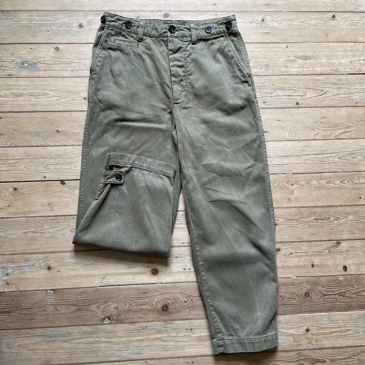 Zara khaki combat trousers Size S (approx a UK... - Depop