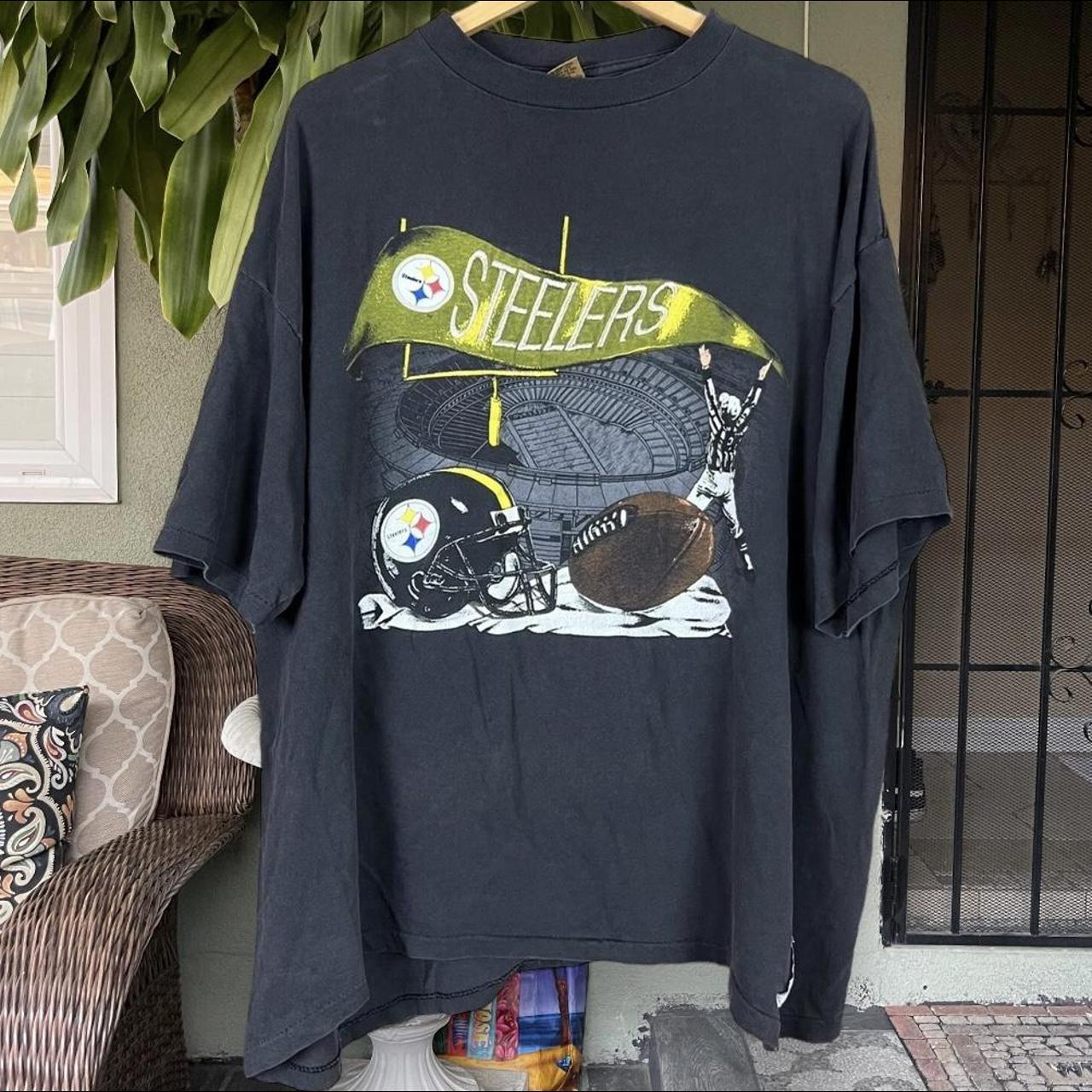 Vintage 90s Clothing NFL Pittsburgh Steelers Football Men Size 