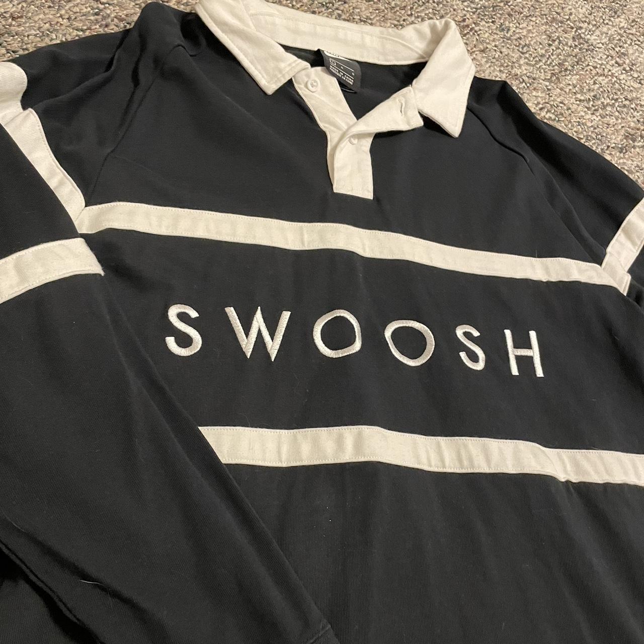 swoosh rugby shirt