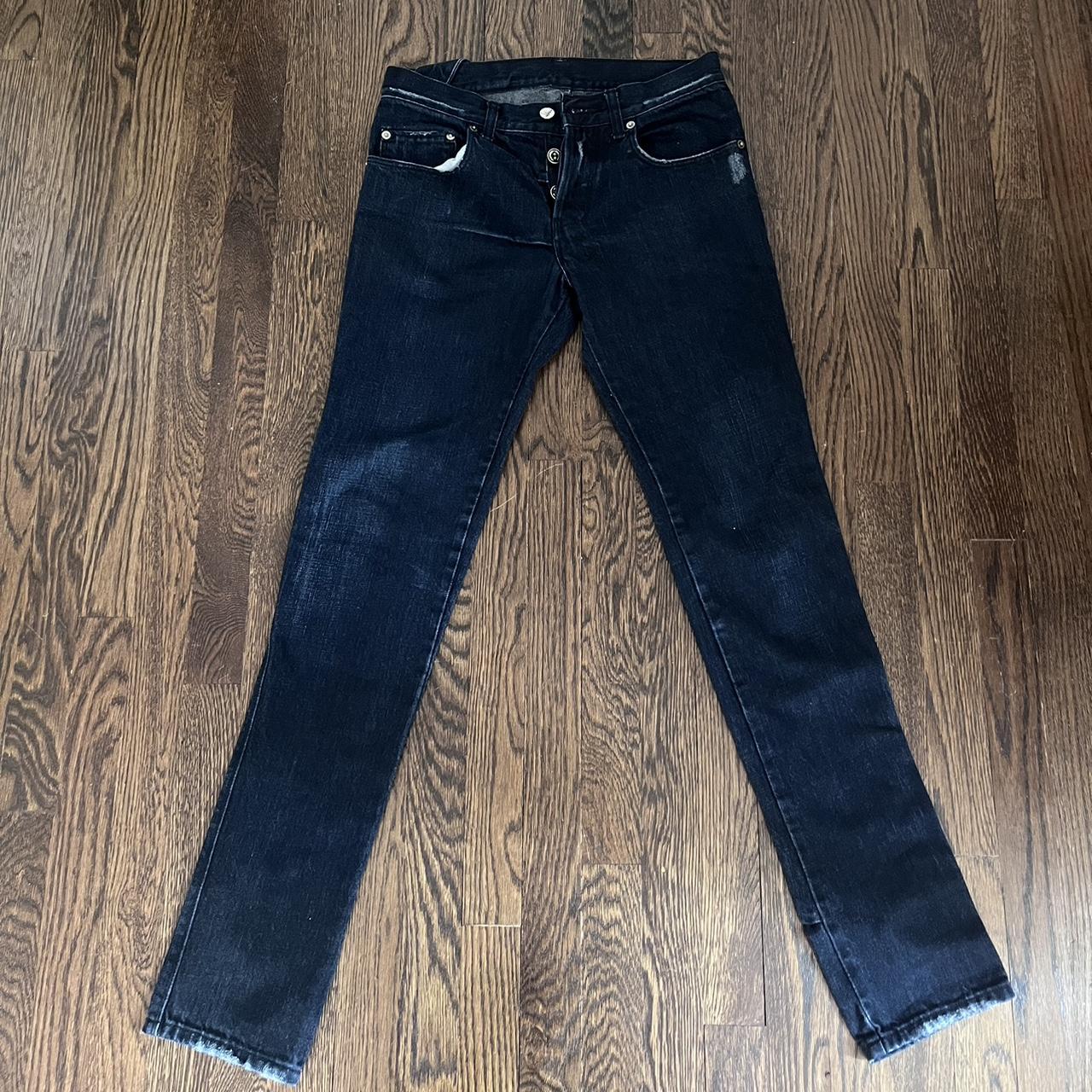 beautiful navy K subi skinny jeans in perfect... - Depop