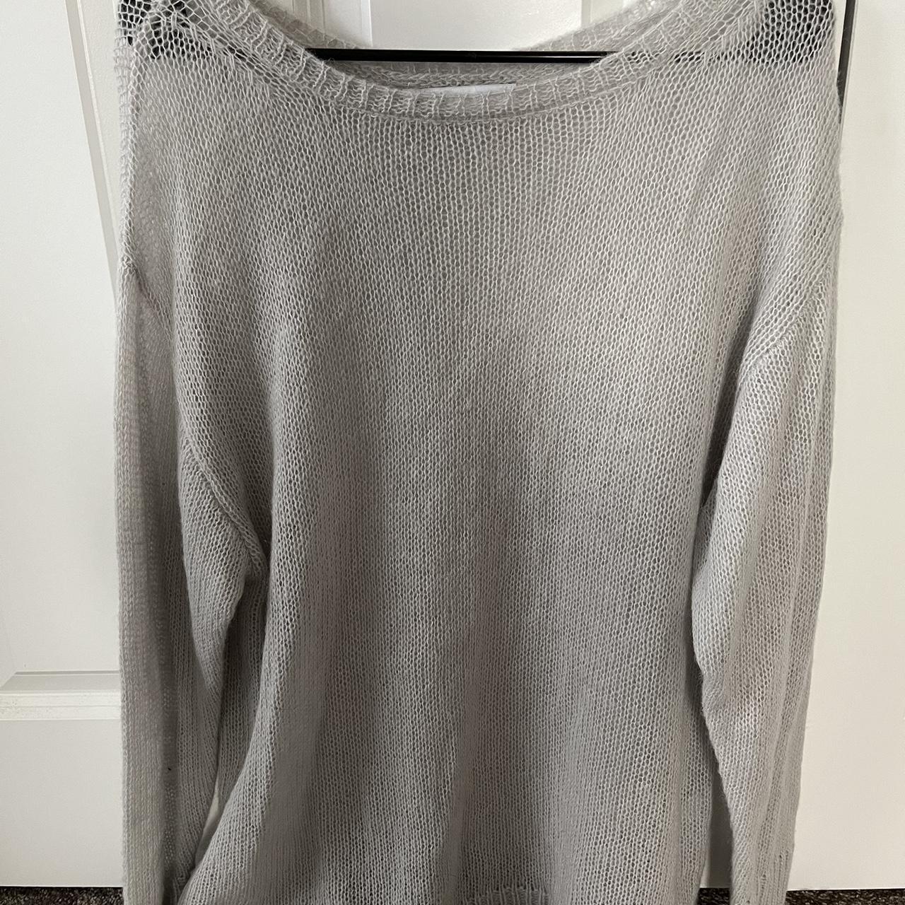 Zara Women's Grey Jumper | Depop