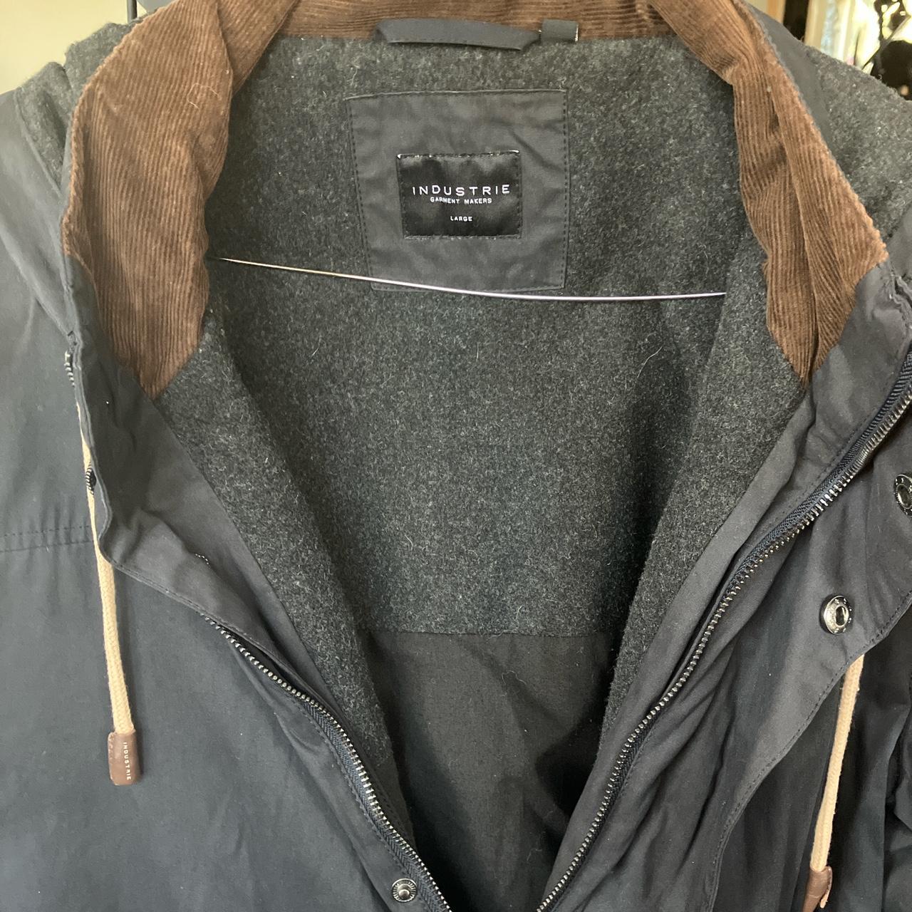 Mens Industrie jacket / super warm with zip and... Depop