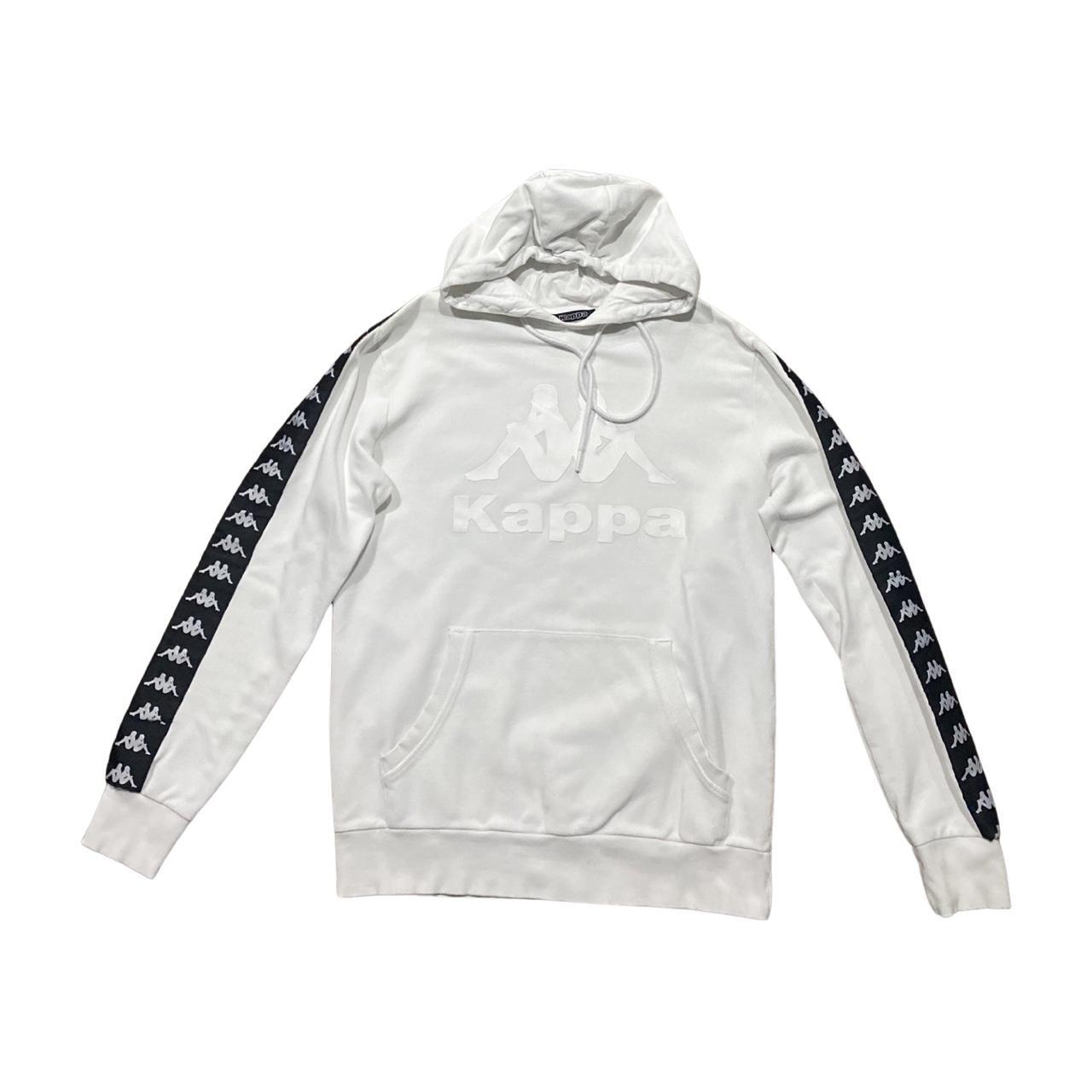 White 2025 kappa hoodie