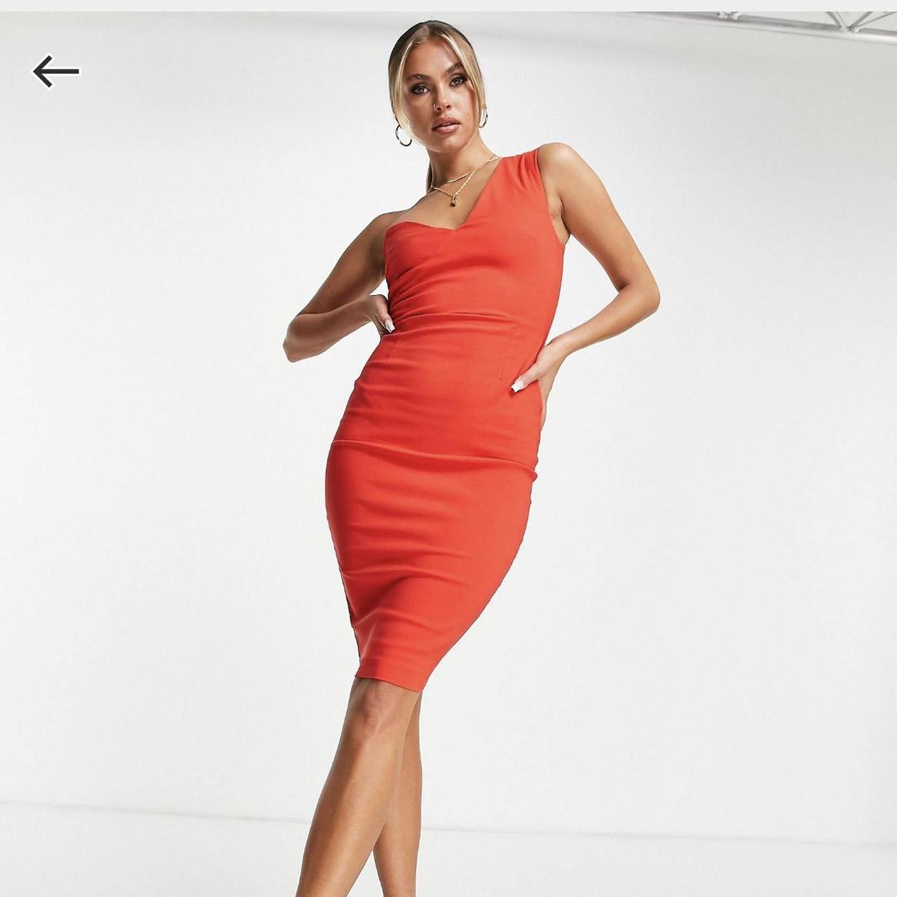 vesper orange dress