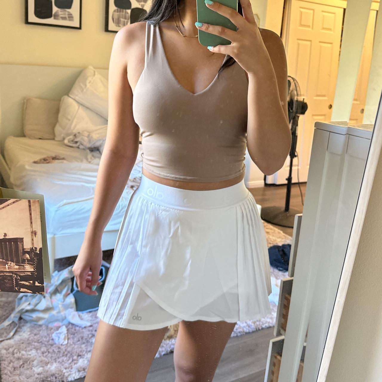 Aces Tennis Skirt - White