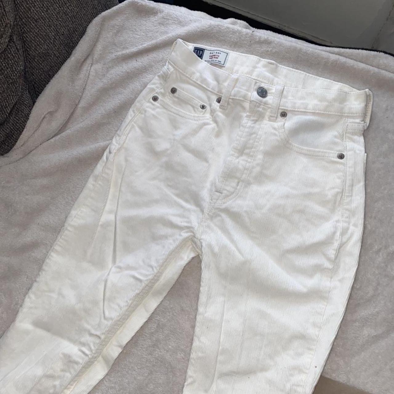 GAP Corduroy Cigarette high rise jeans these jeans... - Depop