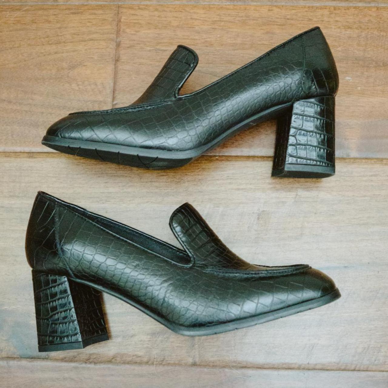 Women's Black Loafers Depop