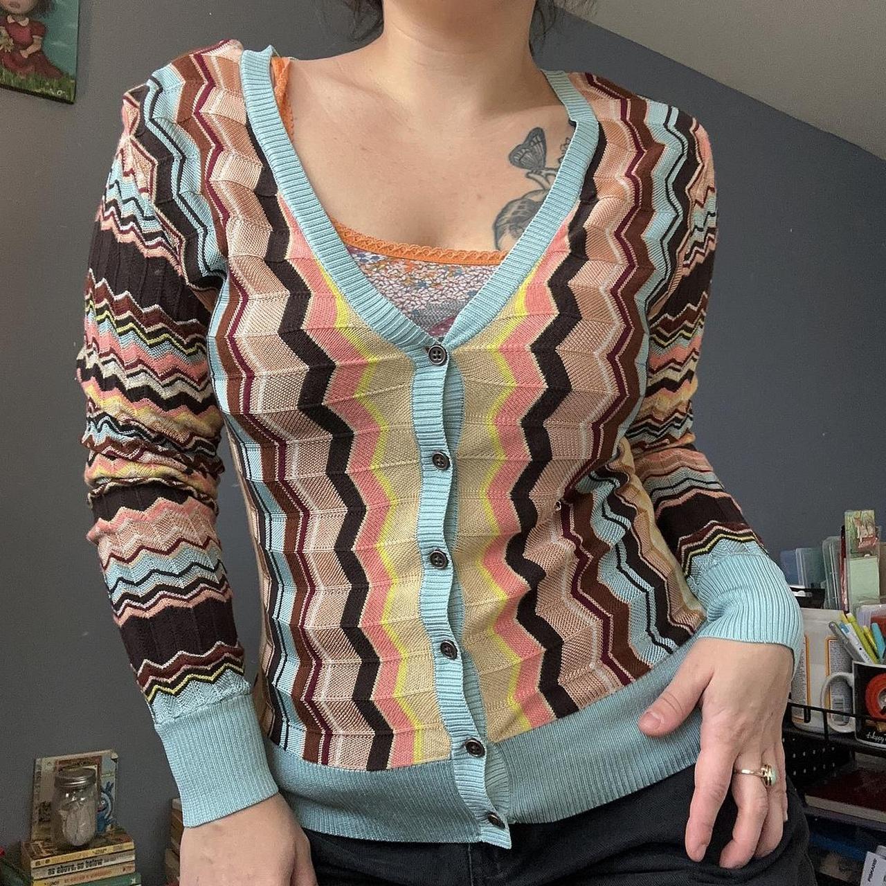 Missoni for Target colorful chevron cardigan Depop