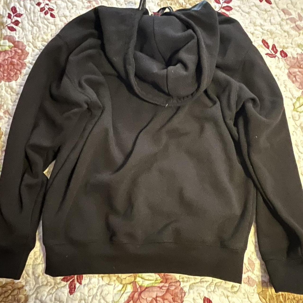 men’s black pro club zip up sweater!! size medium... - Depop