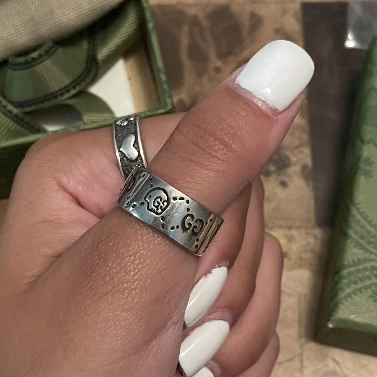 Gucci ghost ring on sale used