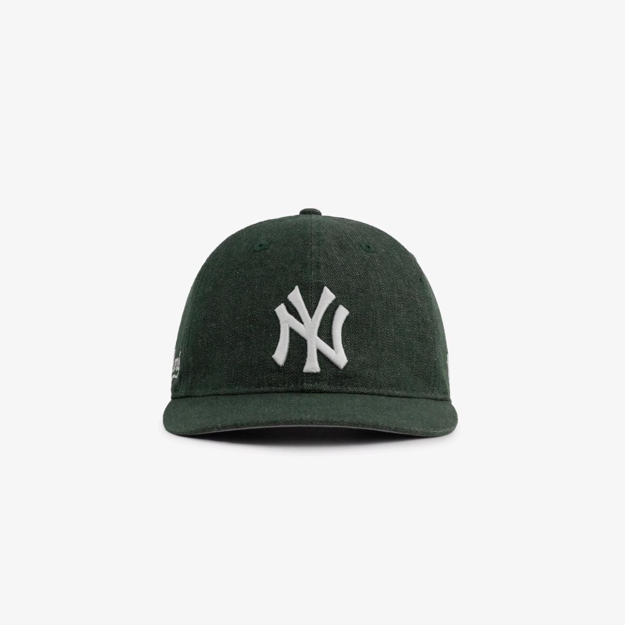 Aime Leon Dore New Era Yankees Denim Hat Green - Depop