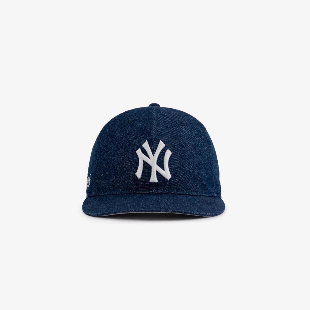 Aime Leon Dore New Era Yankees Denim Hat Navy - Depop