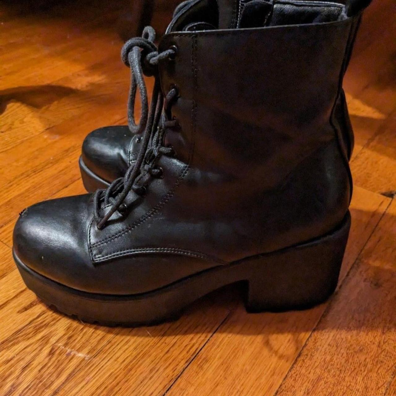 Gin platform shop military boots