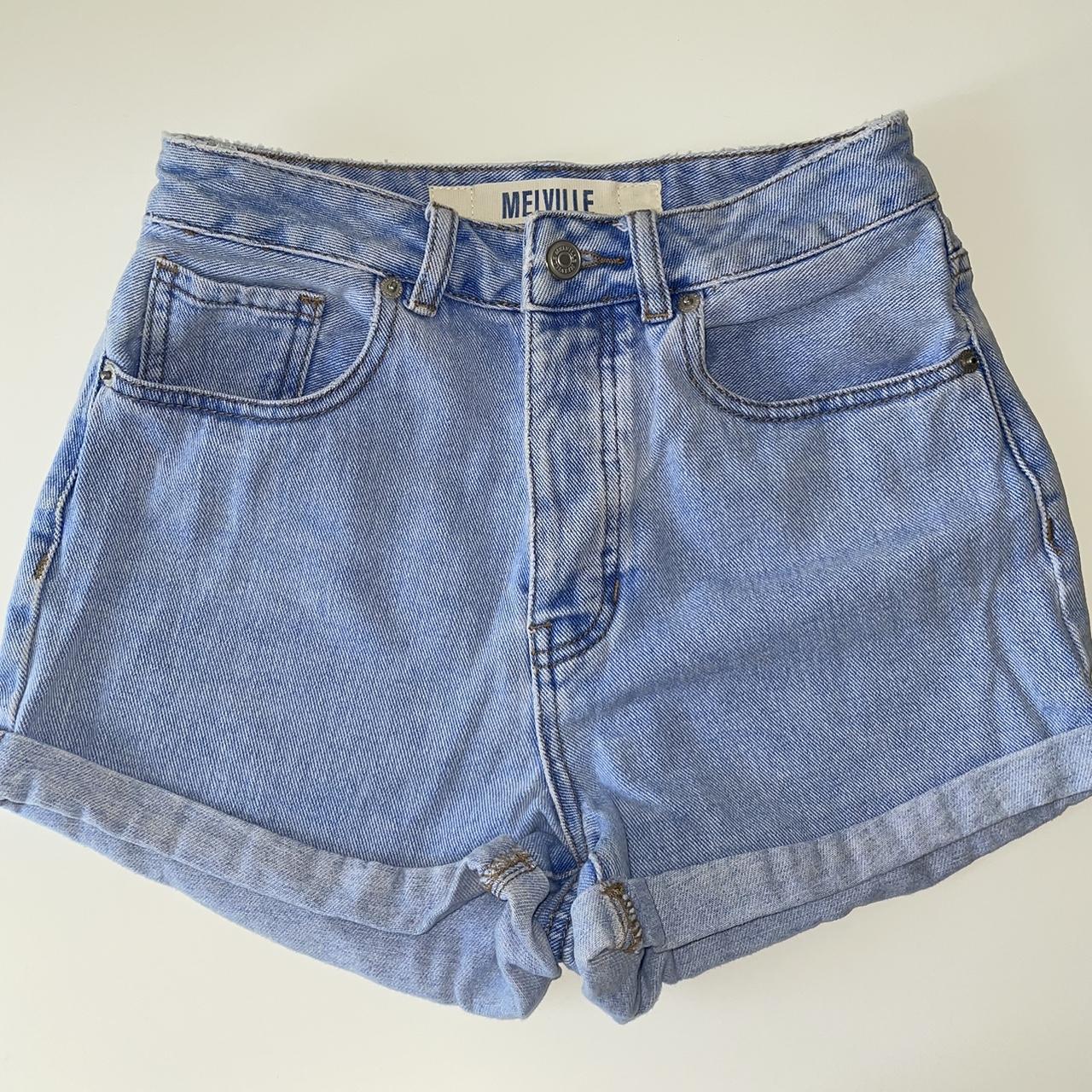 Brandy Melville Blue High-waisted Shorts for Women