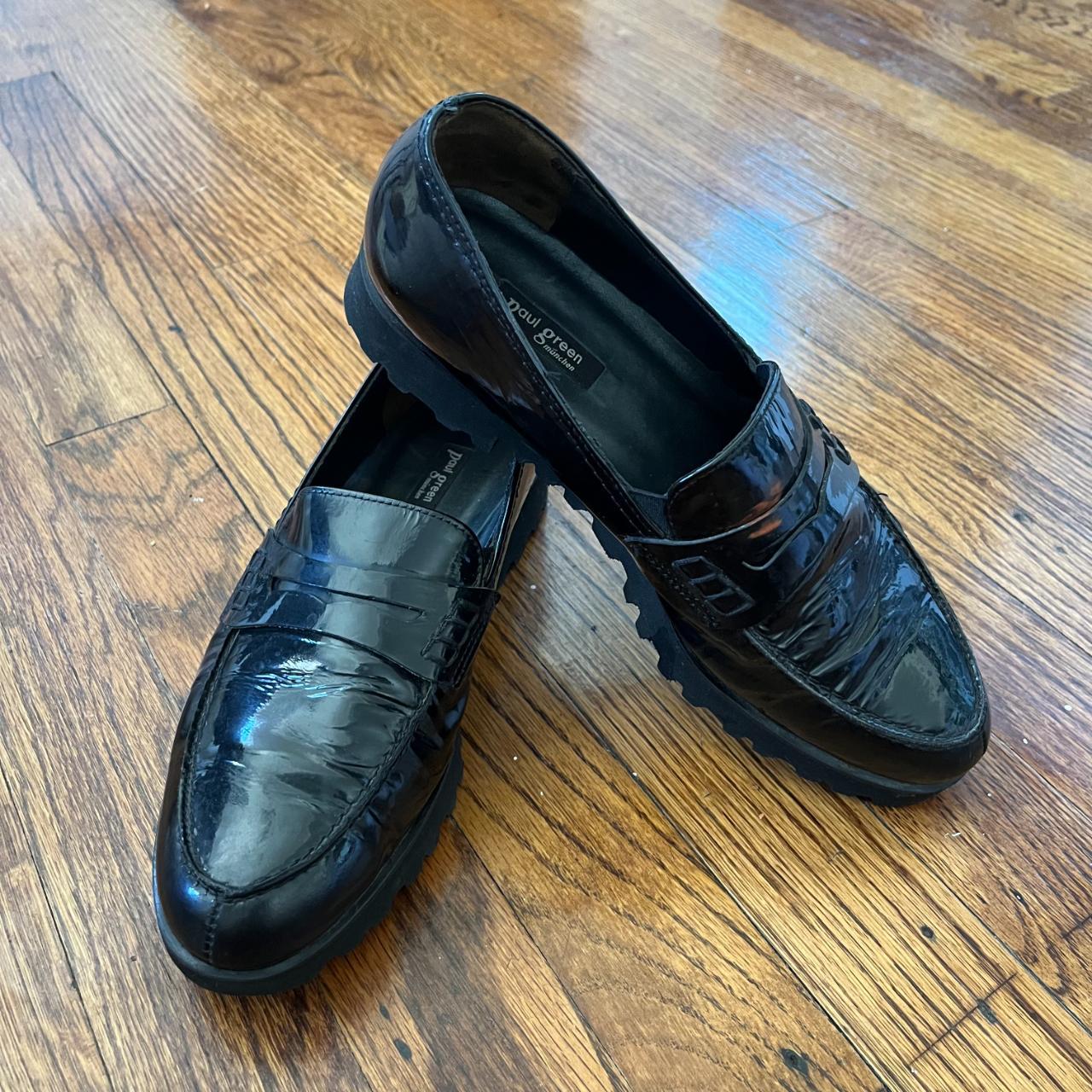 Paul green patent leather sales loafers