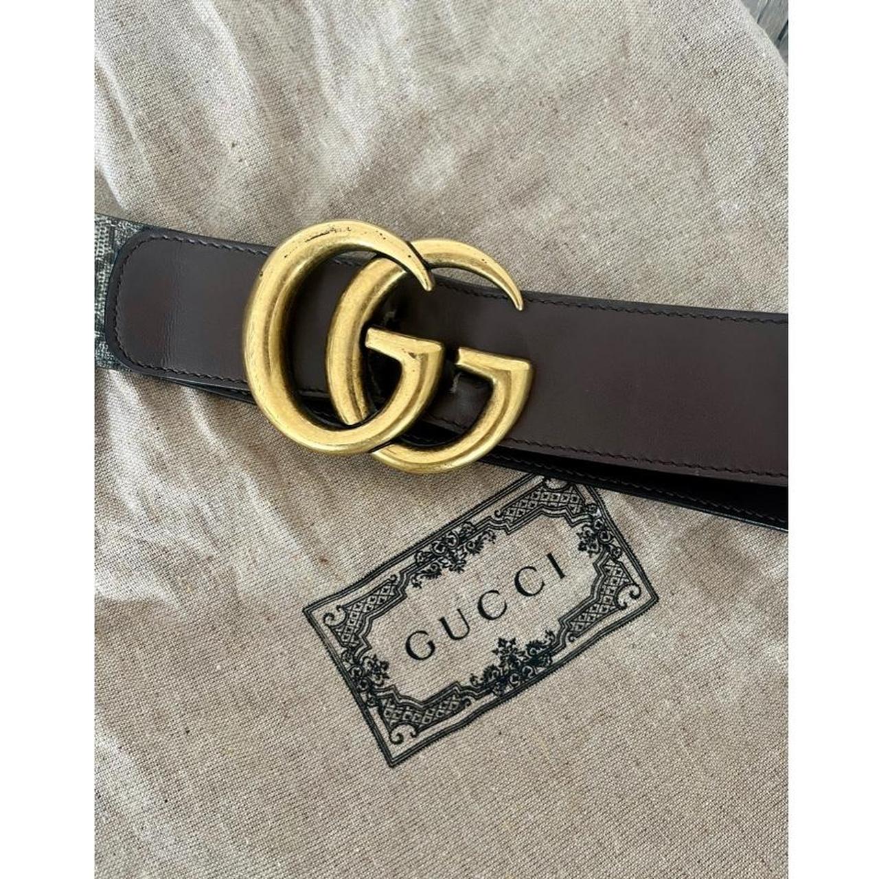 Personal Sale Gucci belt Brown marmont G clasp. Depop