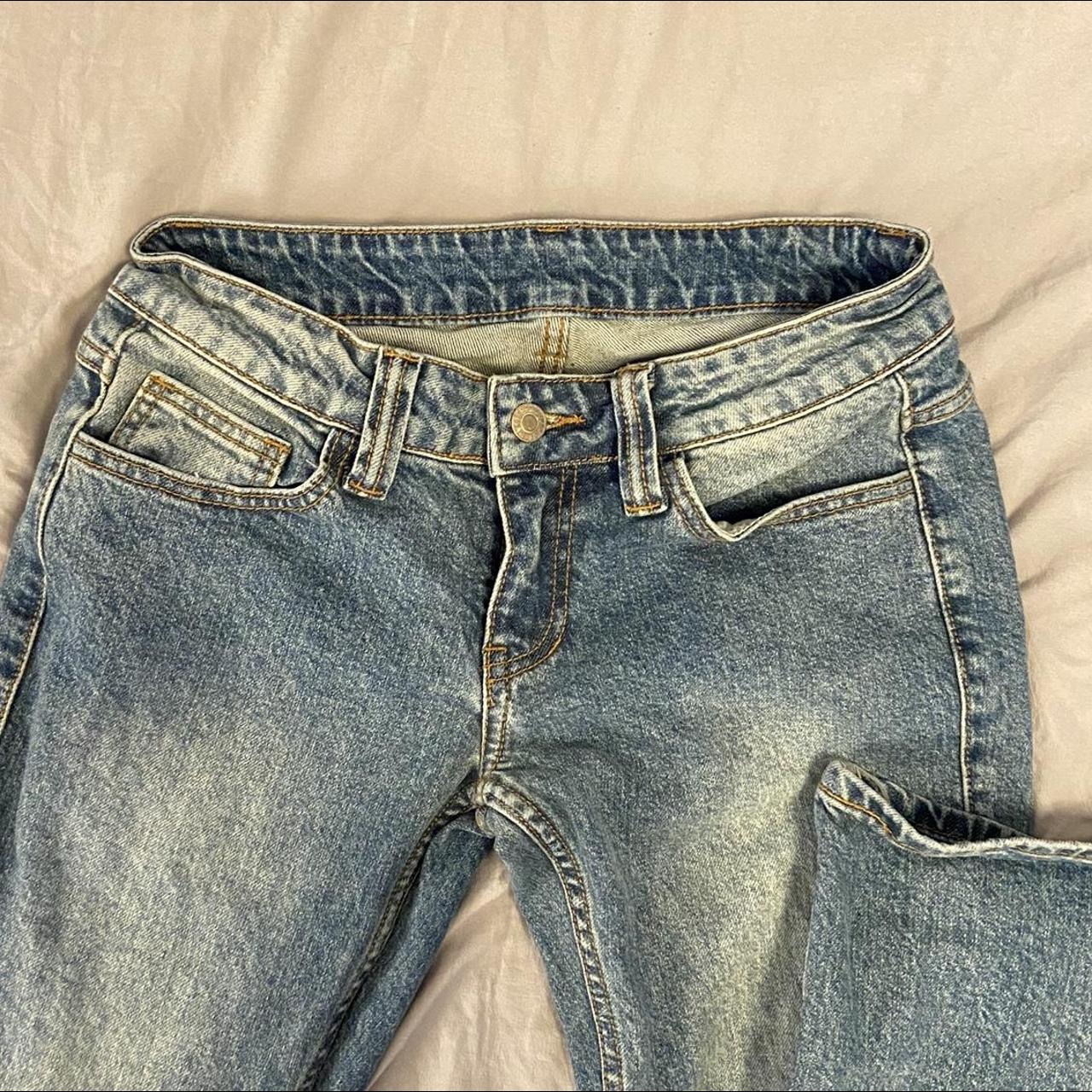 brandy melville kylie jeans perfect condition only... - Depop
