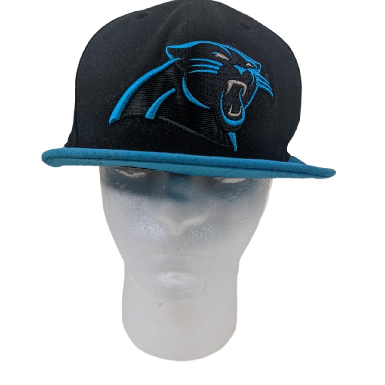 New Era Men's Black and Blue Hat Depop