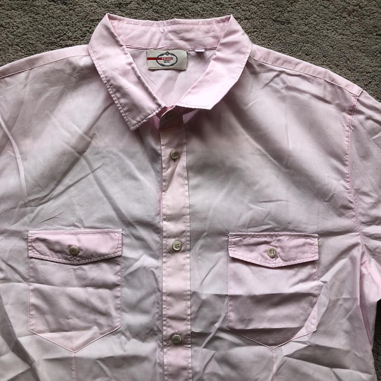 トップス prada archive snap button shirt 00s Prada Poplin Button-Up Shirt - Bergdorf Goodman