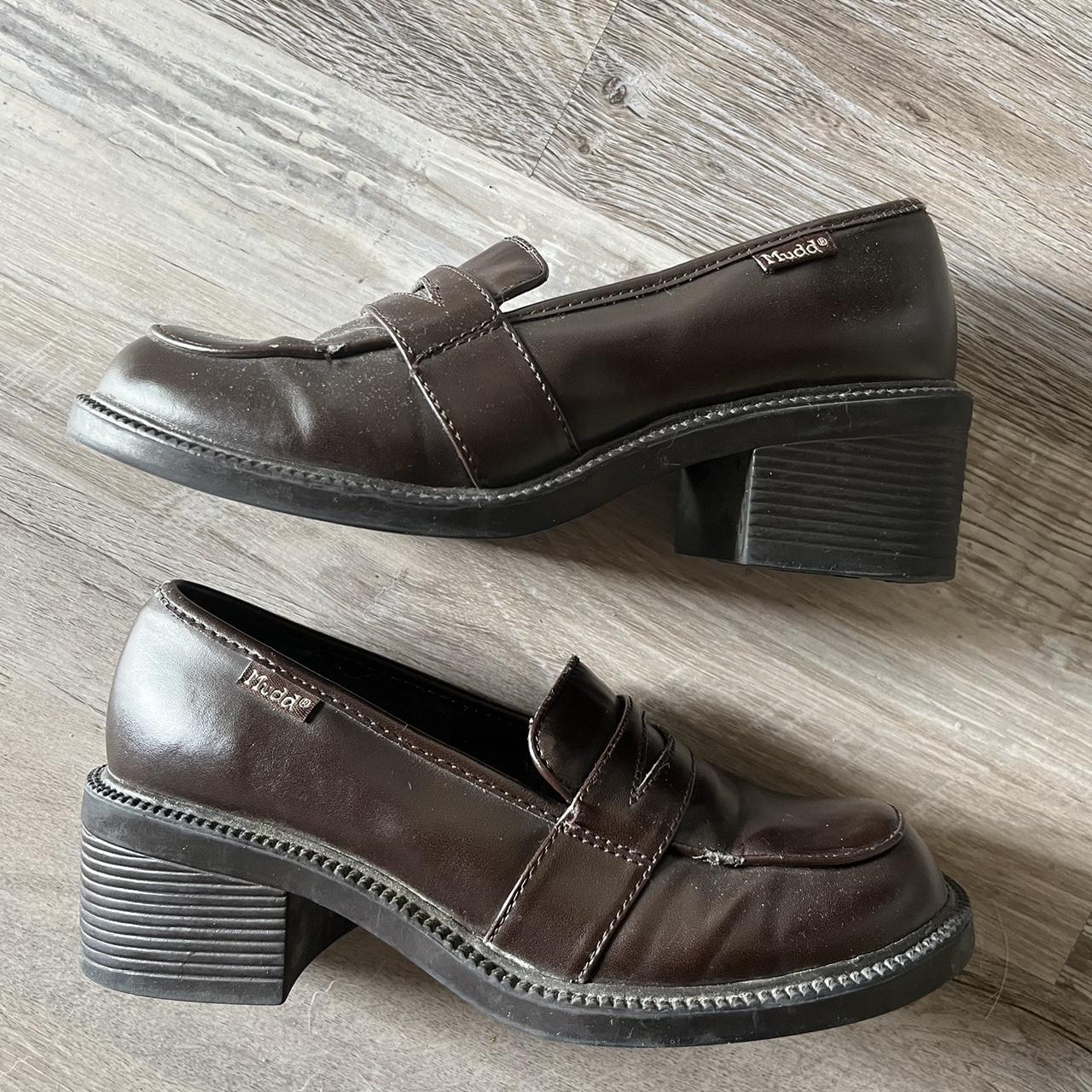 Mudd Clothing Women's Brown Loafers | Depop