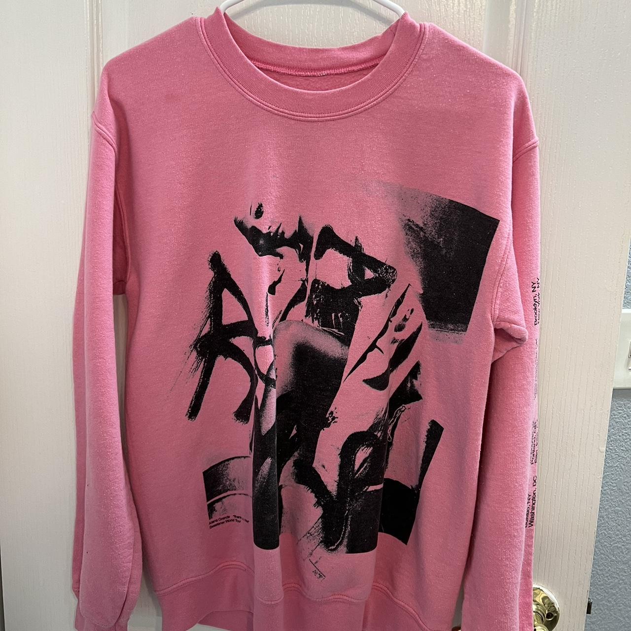 Thank U, Next Light Pink Graphic Crewneck Sweatshirt