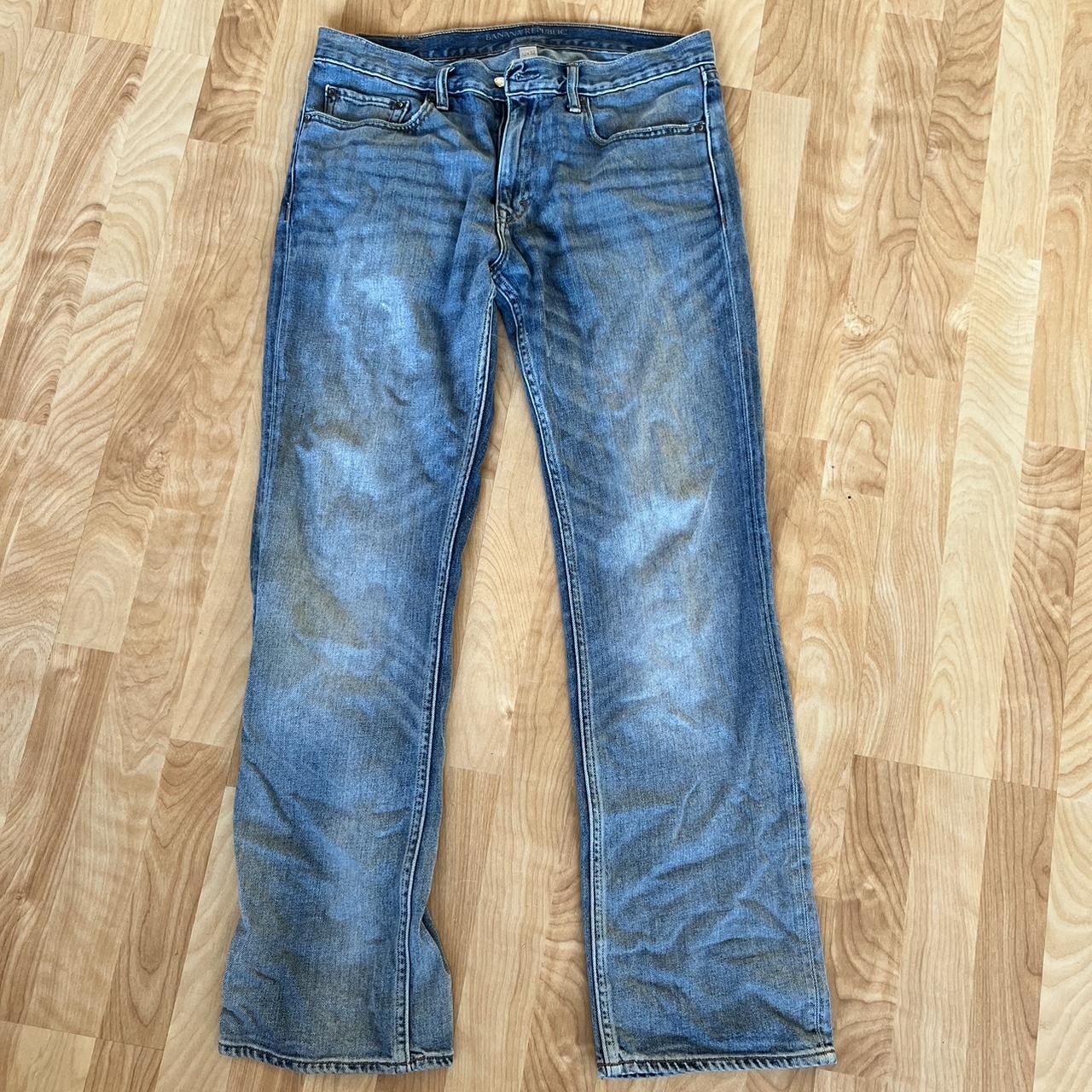 Banana Republic Men's Blue Jeans | Depop