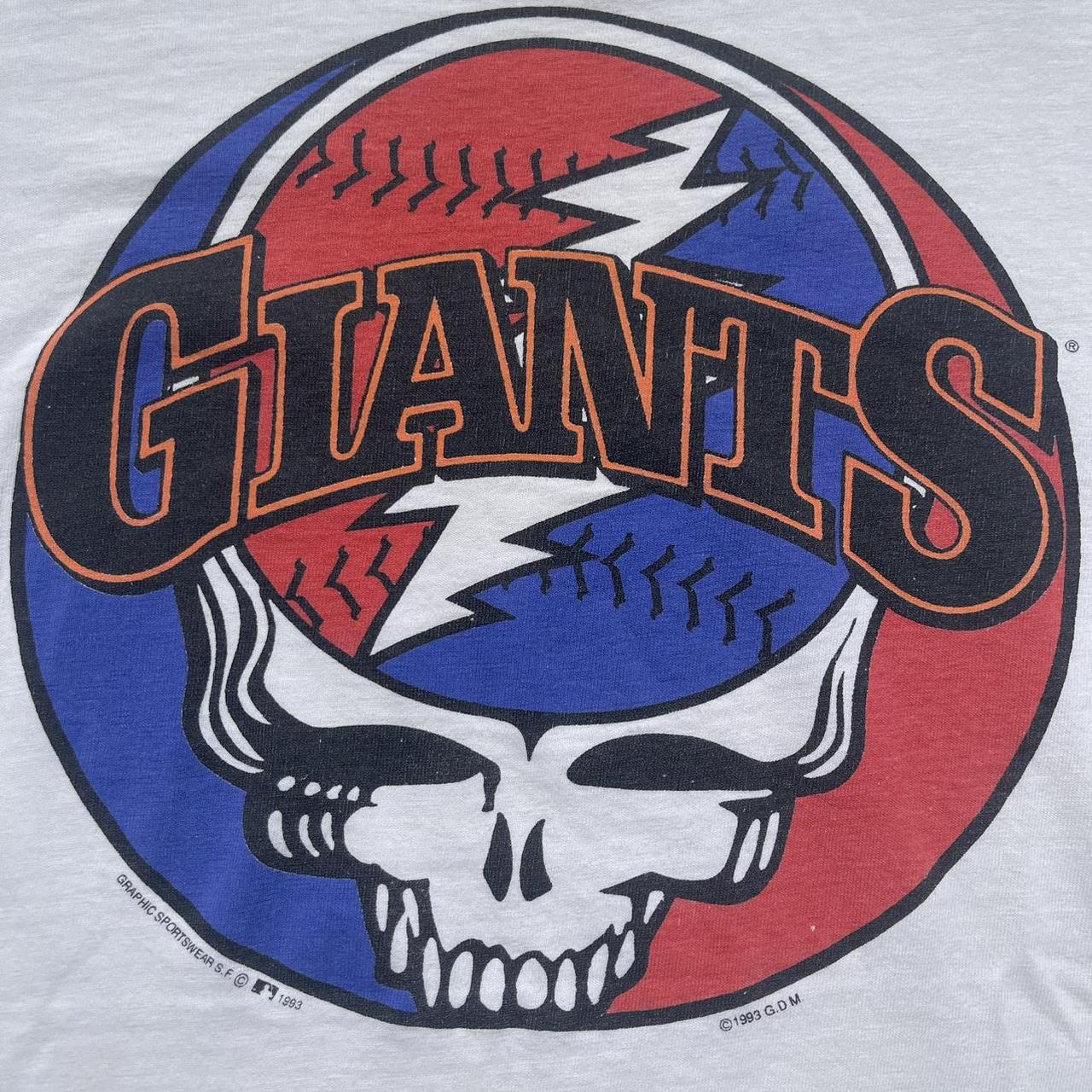 Vintage 1993 Grateful Dead SF Giants tee size Medium - Depop