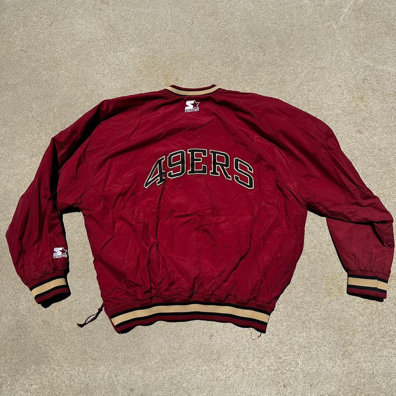 Vintage Starter Pro Line SF 49ers Sweatshirt Size - Depop