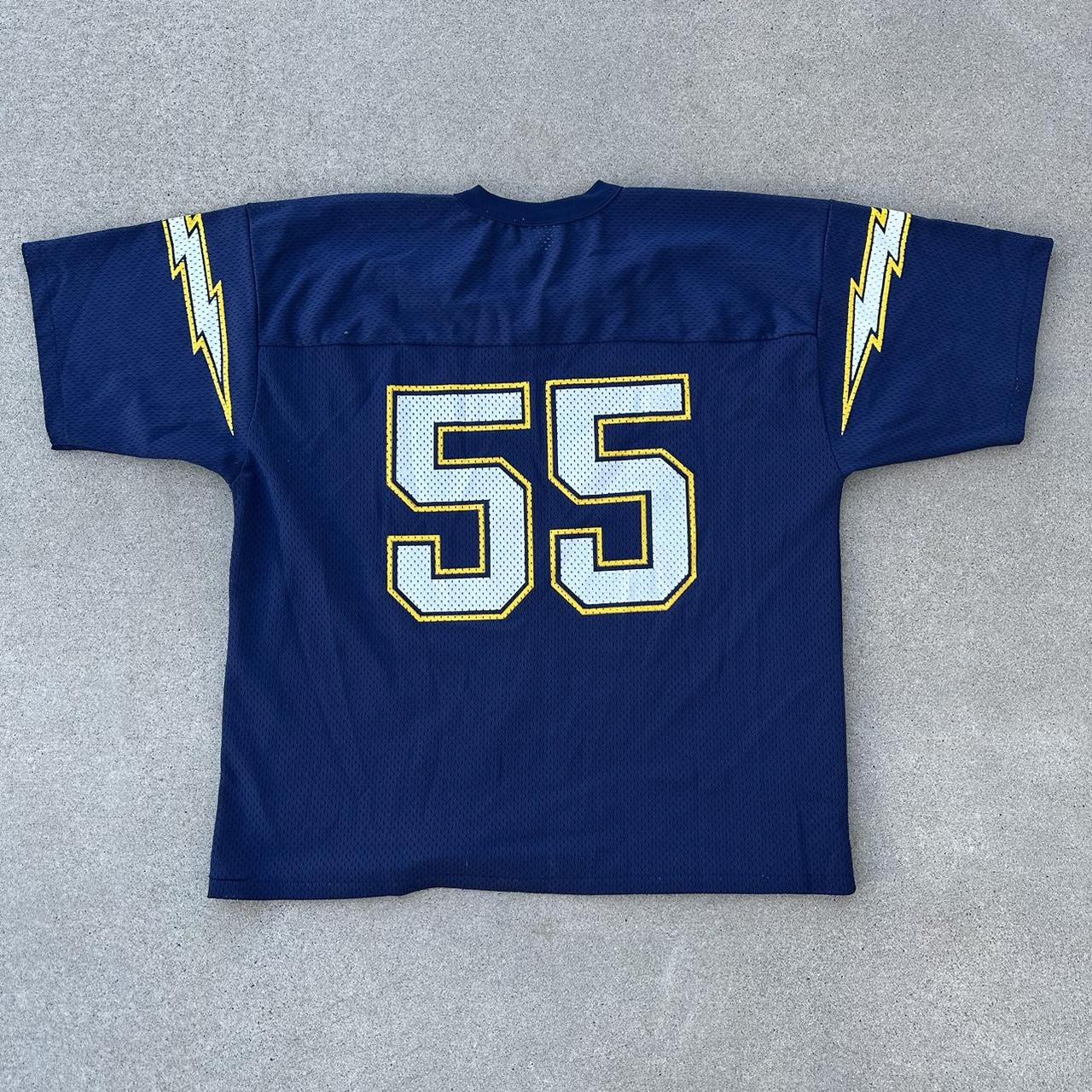 Vintage 90s San Diego Chargers LOGO 7 shirt jersey. - Depop