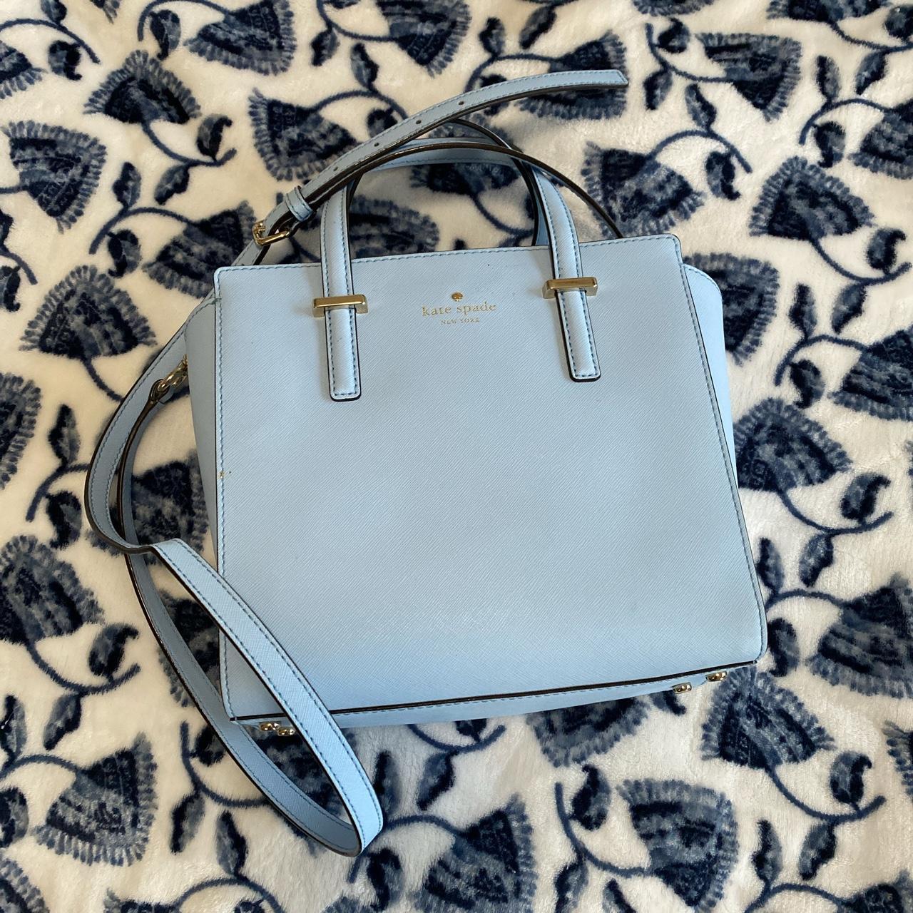 Bright blue Kate Spade crossbody bag. Small/medium - Depop